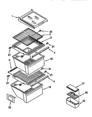Refrigerator shelf