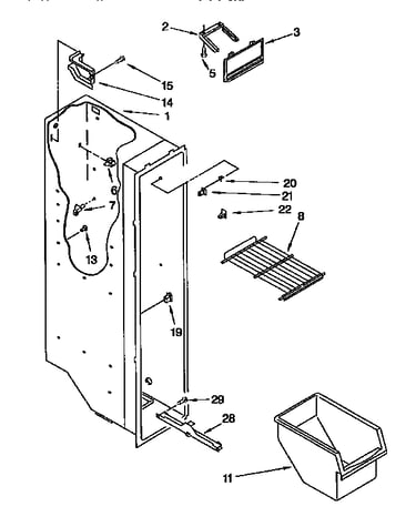 Freezer liner