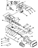 Motor and ice container