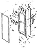 Refrigerator door