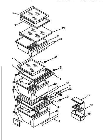 Refrigerator shelf