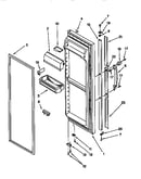 Refrigerator door