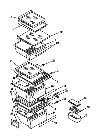 Refrigerator shelf