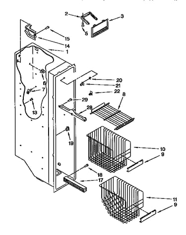 Freezer liner