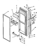 Refrigerator door