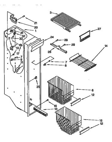 Freezer liner
