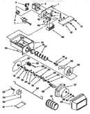 Motor and ice container