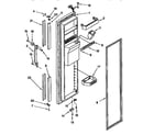 Kenmore 1069555910 freezer door diagram