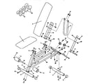 Weider WB1751 unit parts diagram