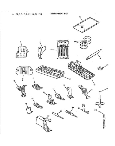 Attachment set