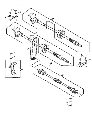 Arm shaft drive system