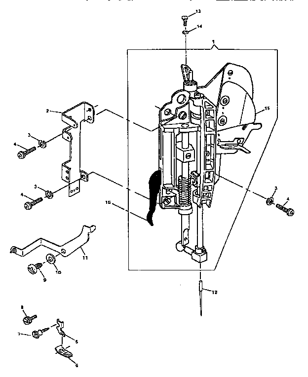 COAXIAL PRESSER BAR SYSTEM