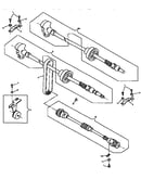 Arm shaft drive system