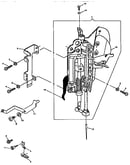Coaxial presser bar system