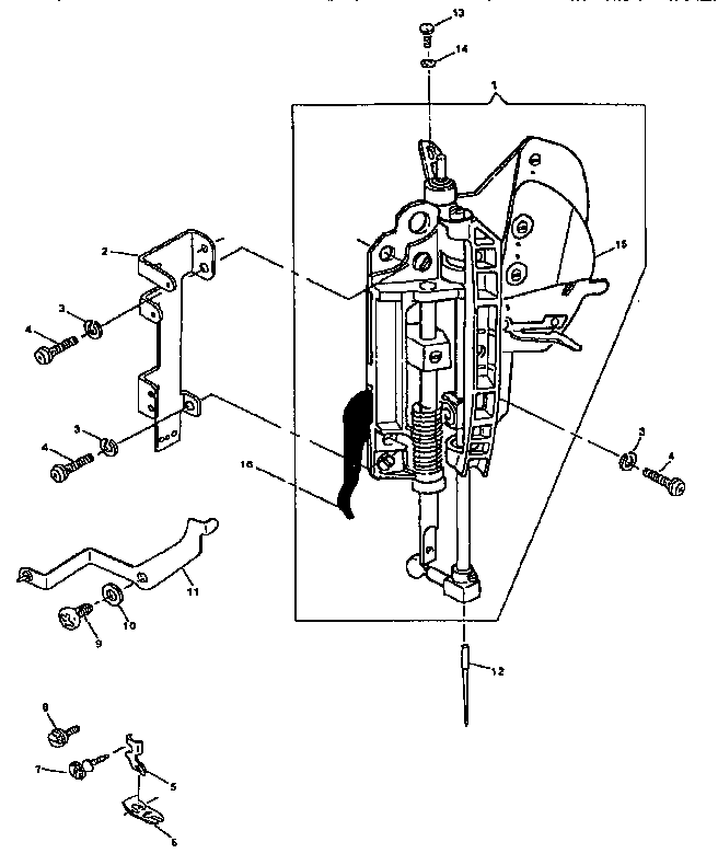 COAXIAL PRESSER BAR SYSTEM