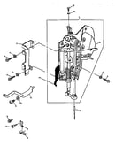Coaxial presser bar system