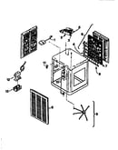 Side discharge evaporative cooler