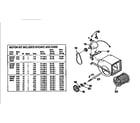 Kenmore 62360 motors & associated diagram