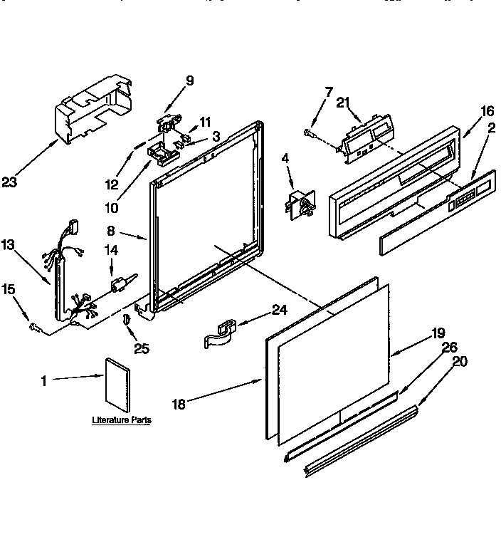 Frame and console