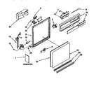 Kenmore 6651684991 frame and console diagram