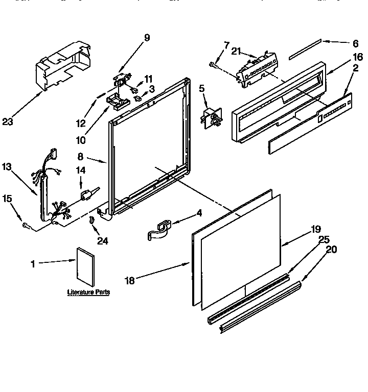 Frame and console
