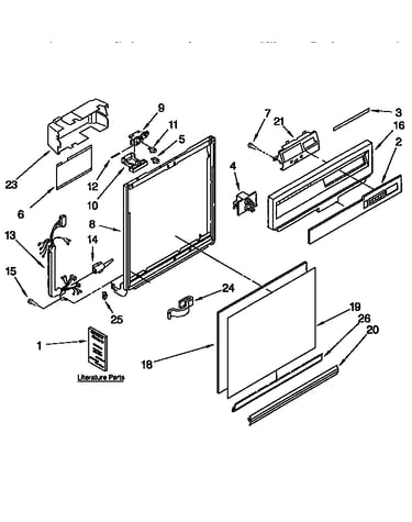 Frame and console