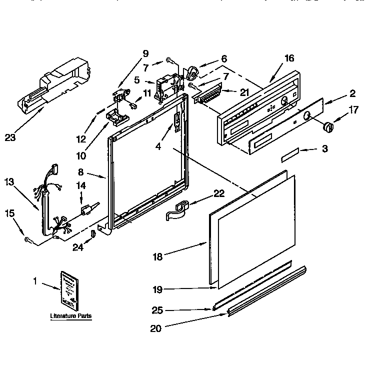 Frame and console