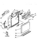 Frame and console