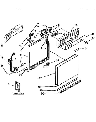 Frame and console