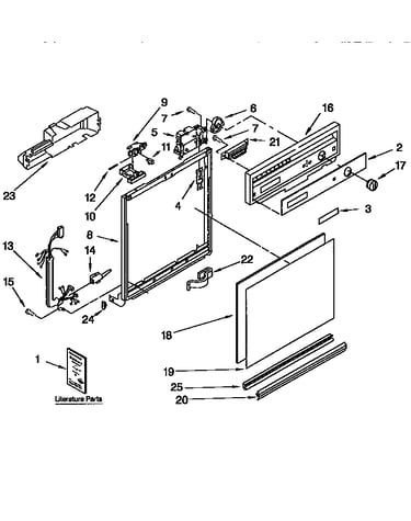 Frame and console