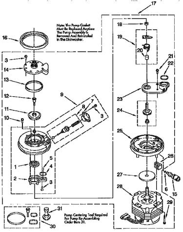 Pump and motor