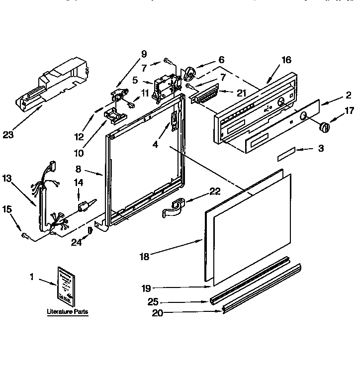 Frame and console