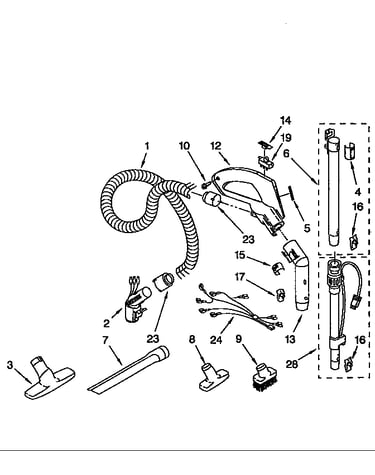 Hose and attachment