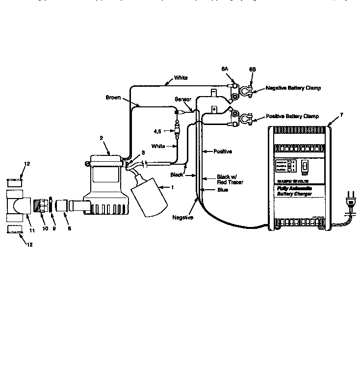 Battery backup sump pump