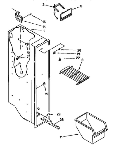 Freezer liner