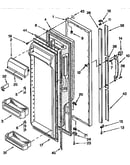Refrigerator door