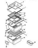 Refrigerator shelf