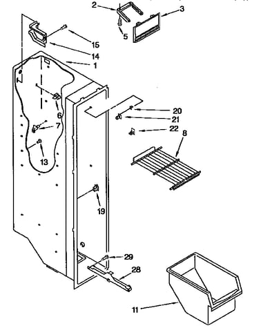 Freezer liner