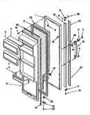 Refrigerator door