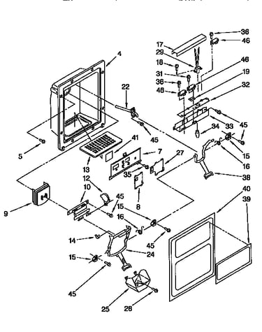 Dispenser front