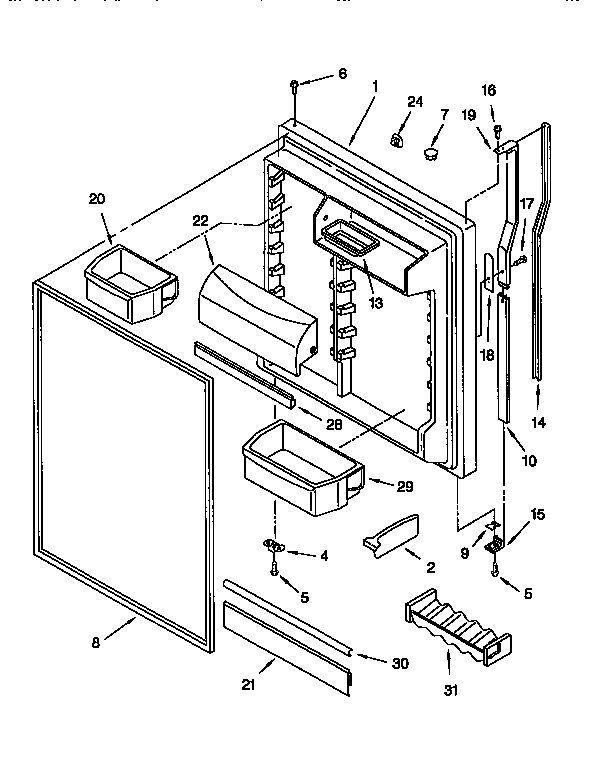 REFRIGERATOR DOOR