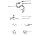 Eureka 6856A hose & accesories diagram