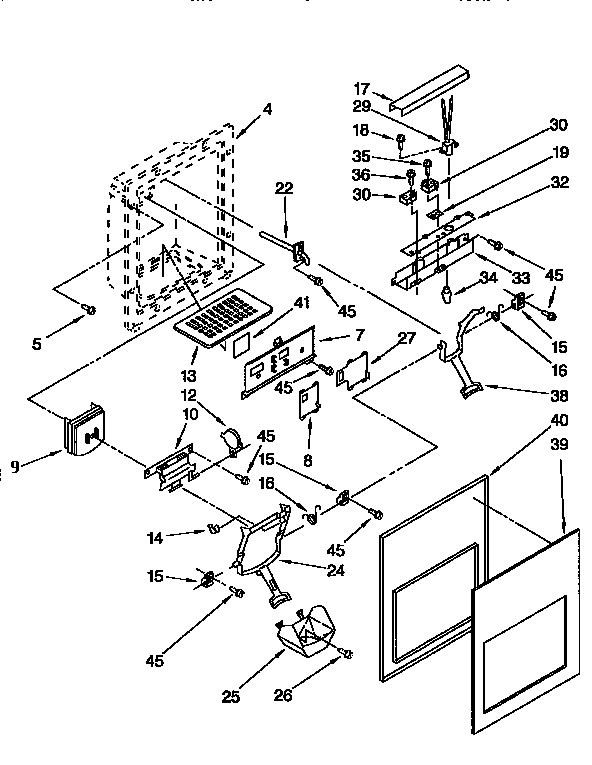 DISPENSER FRONT