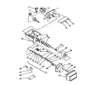 Whirlpool ET22DQLDN00 motor & ice container diagram
