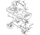 Craftsman 502251220 mower housing suspension diagram