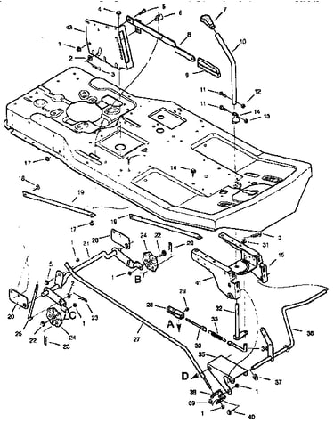 Mower housing suspension