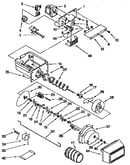 Motor and ice container