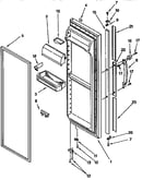 Refrigerator door