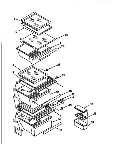 Refrigerator shelf