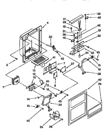 Dispenser front